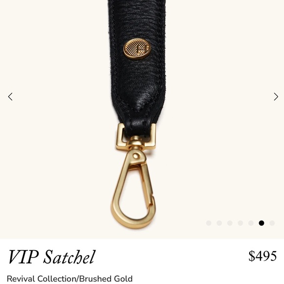 Hammitt Black Satchel with Gunmetal Gray Accents - Picture 7 of 13